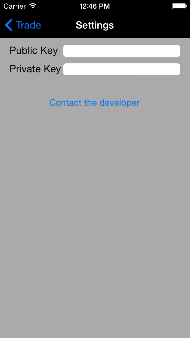 Historique des ordres